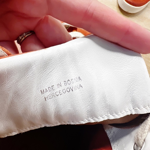 NEW A.S. 98  Adler Platform High Top Sneakers Rust Orange Size EU 42 US 11 - Picture 9 of 12